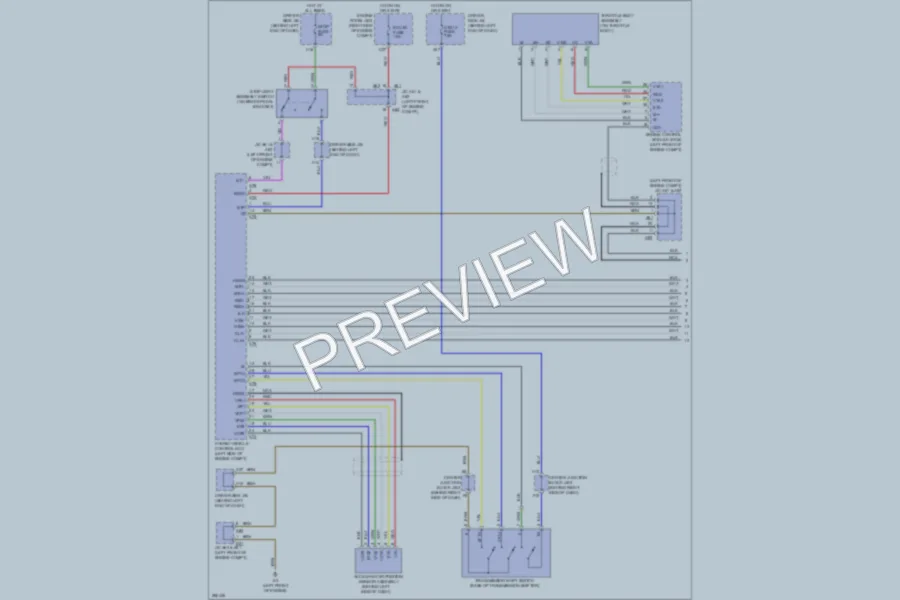 2009 Lexus LS600h Transmission wiring diagram preview