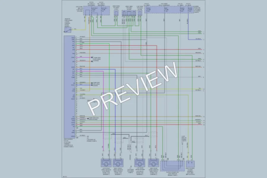 2009 Lexus LX570 Anti Lock Brakes wiring diagram preview