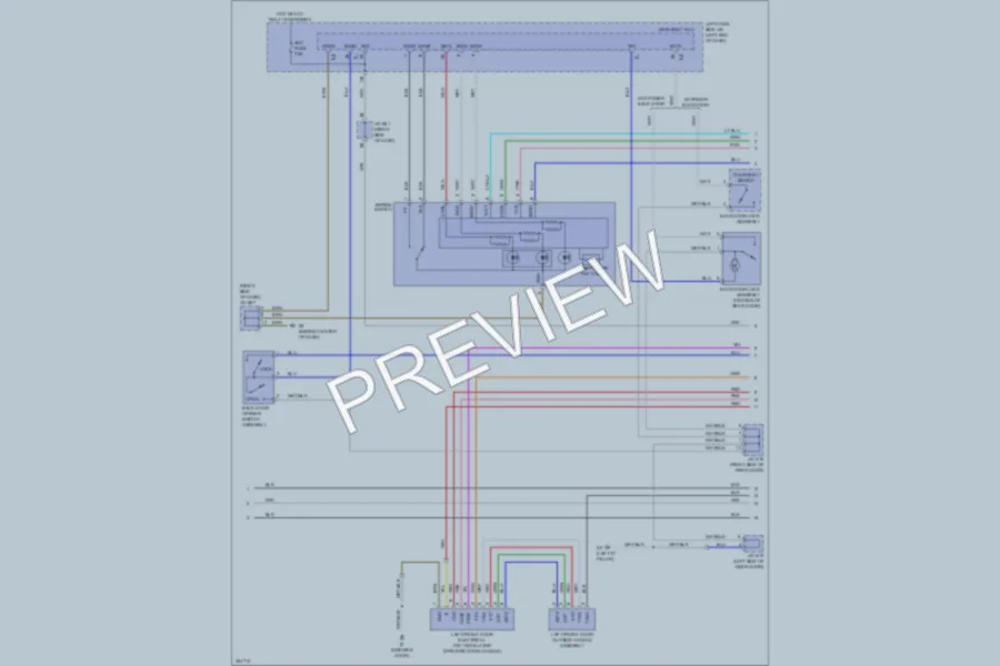 2009 Lexus LX570 Anti Theft wiring diagram preview