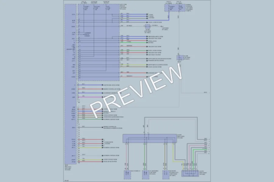 2009 Lexus LX570 Body Control Modules wiring diagram preview