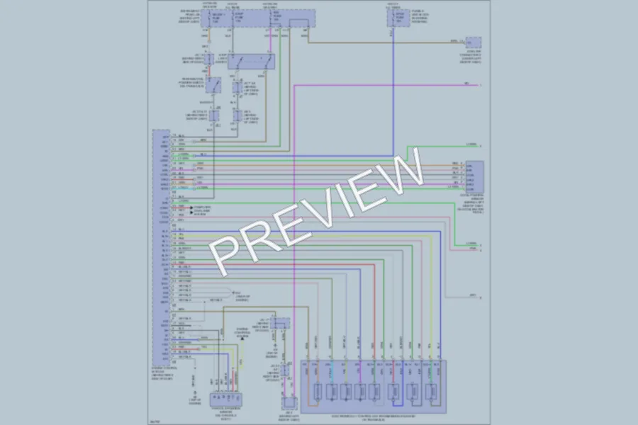 2009 Lexus RX350 Cruise Control wiring diagram preview