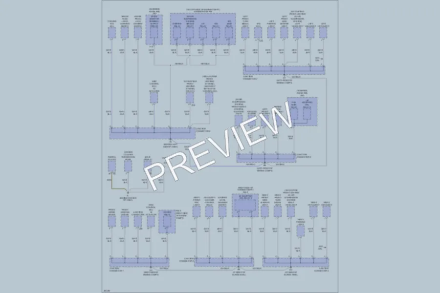 2009 Lexus RX350 Ground Distribution wiring diagram preview