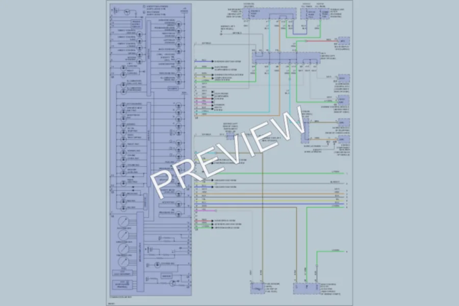 2009 Lexus RX350 Instrument Cluster wiring diagram preview