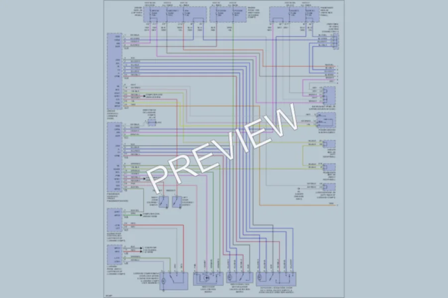 2009 Lexus SC430 Anti Theft wiring diagram preview