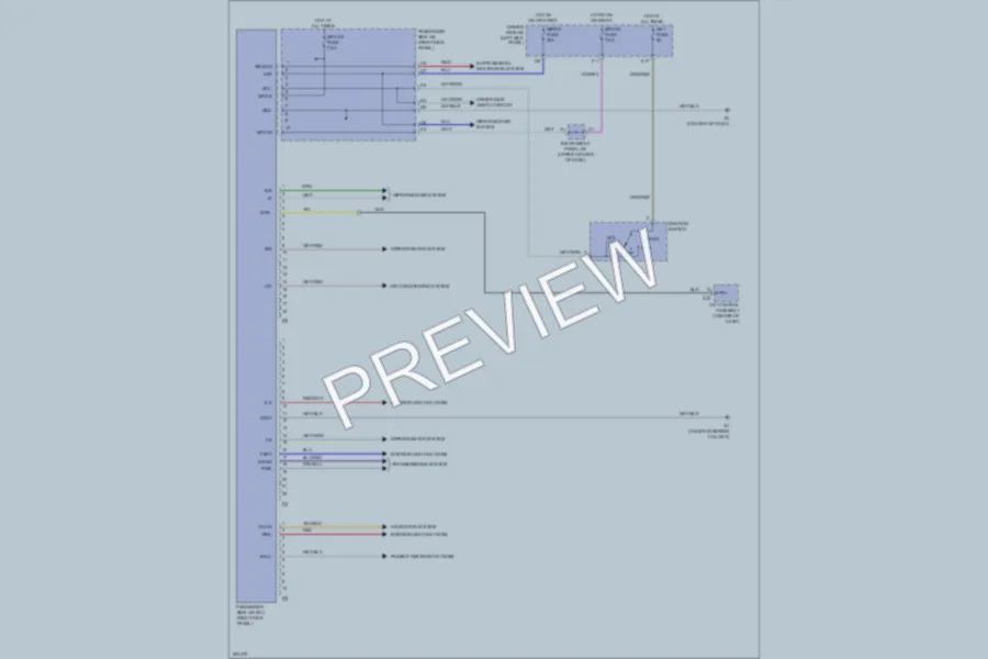 2009 Lexus SC430 Body Control Modules wiring diagram preview