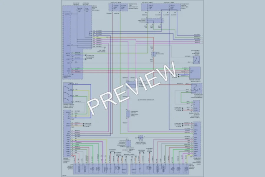 2009 Lexus SC430 Memory Systems wiring diagram preview