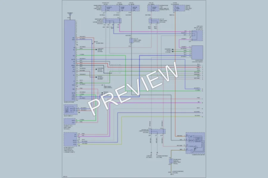 2009 Lexus SC430 Radio wiring diagram preview