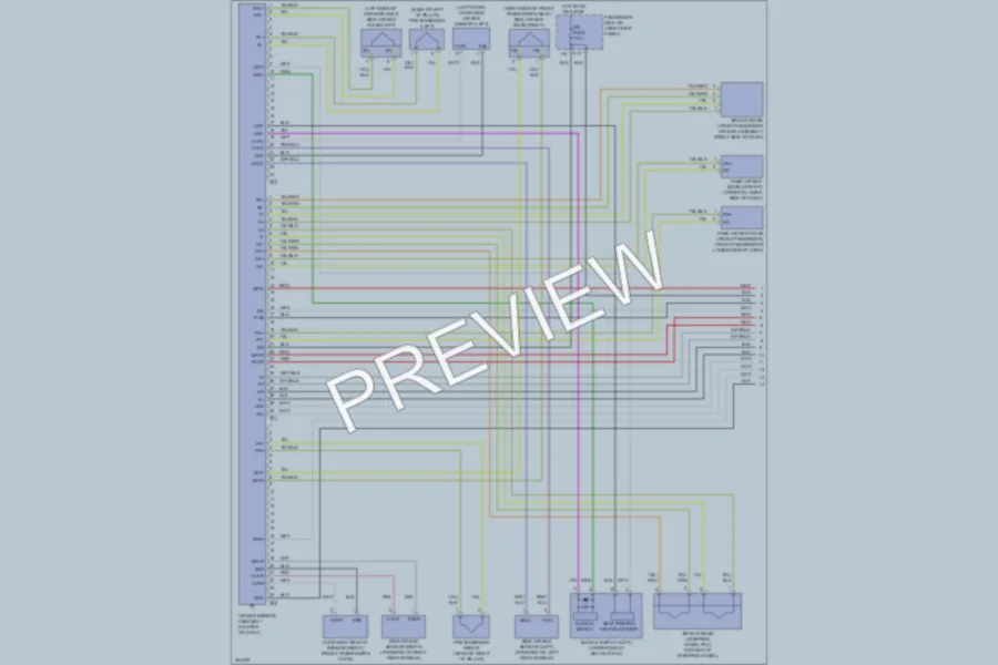 2009 Lexus SC430 Supplemental Restraints wiring diagram preview