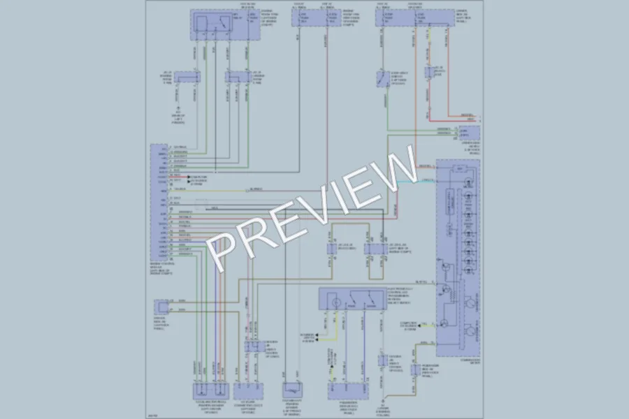 2009 Lexus SC430 Transmission wiring diagram preview