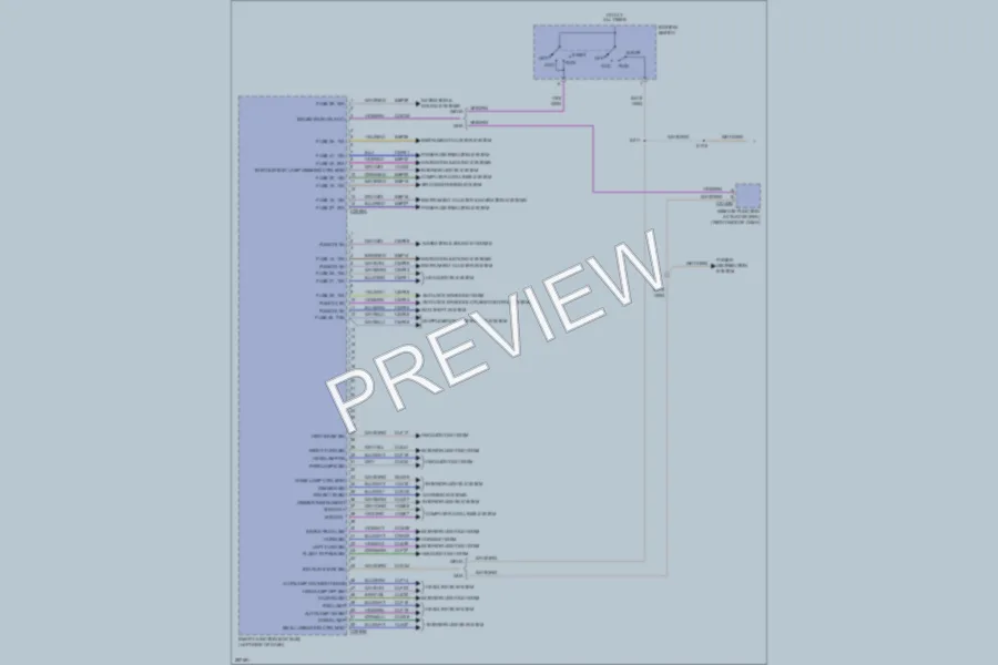 2009 Lincoln MKS Body Control Modules wiring diagram preview