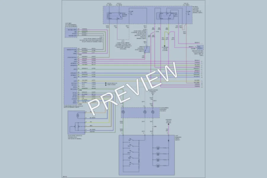 2009 Lincoln MKS Cruise Control wiring diagram preview