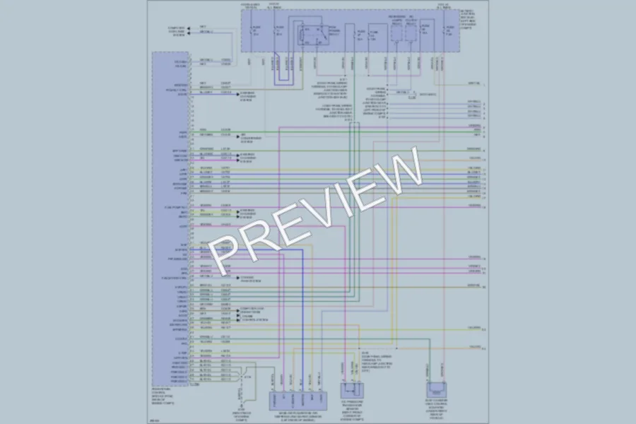 2009 Lincoln MKS Engine Performance wiring diagram preview