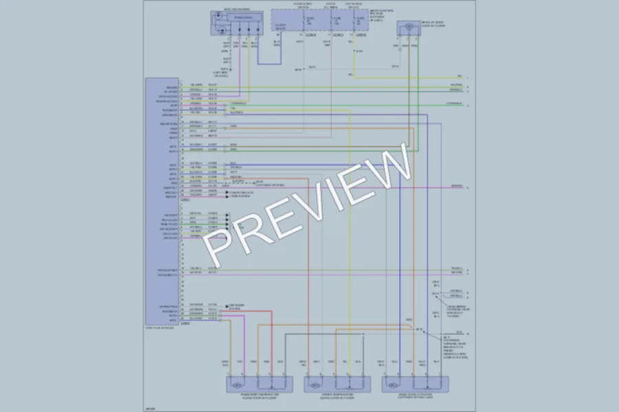 2009 Lincoln MKX Air Conditioning wiring diagram preview