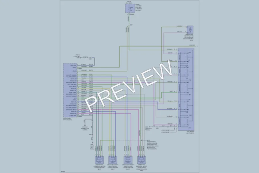 2009 Lincoln MKX Memory Systems wiring diagram preview