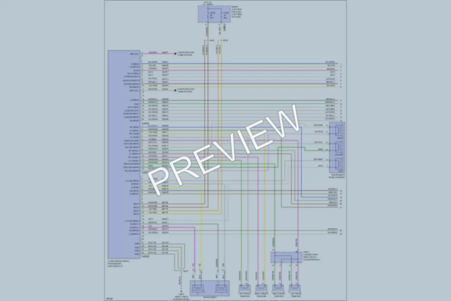 2009 Lincoln MKX Navigation wiring diagram preview
