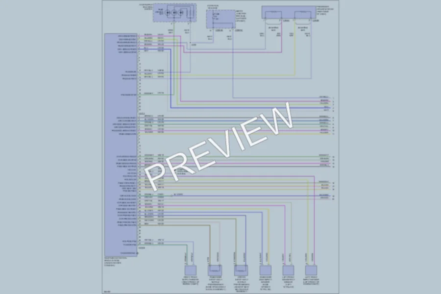 2009 Lincoln MKX Supplemental Restraints wiring diagram preview