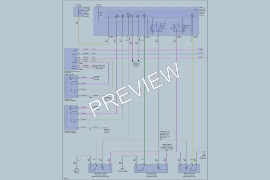 2009 Lincoln MKZ Anti Theft wiring diagram preview