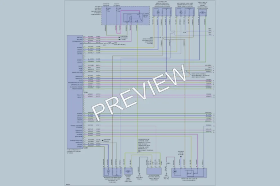 2009 Lincoln Navigator Air Conditioning wiring diagram preview
