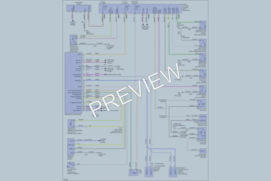 2009 Lincoln NavigatorL Instrument Cluster wiring diagram preview