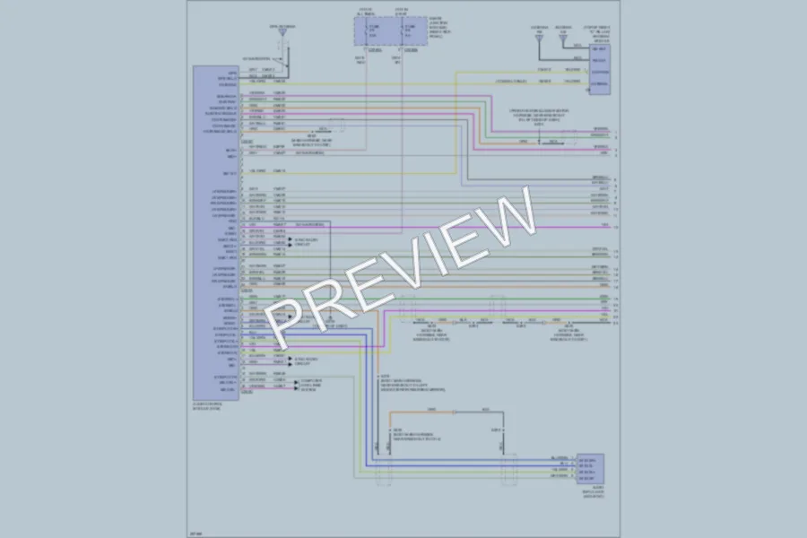 2009 Lincoln NavigatorL Navigation wiring diagram preview