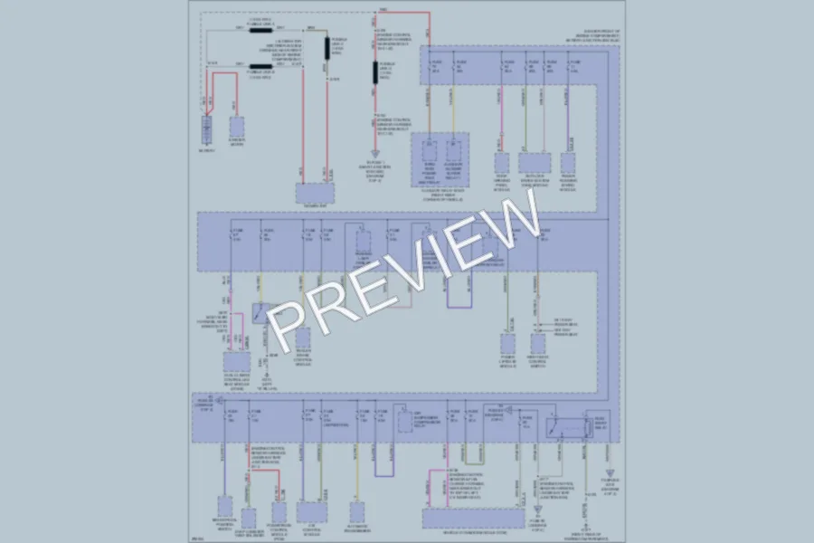 2009 Lincoln NavigatorL Power Distribution wiring diagram preview