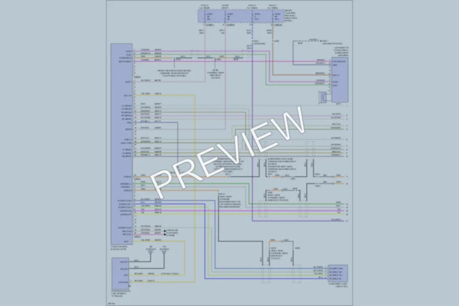 2009 Lincoln NavigatorL Radio wiring diagram preview