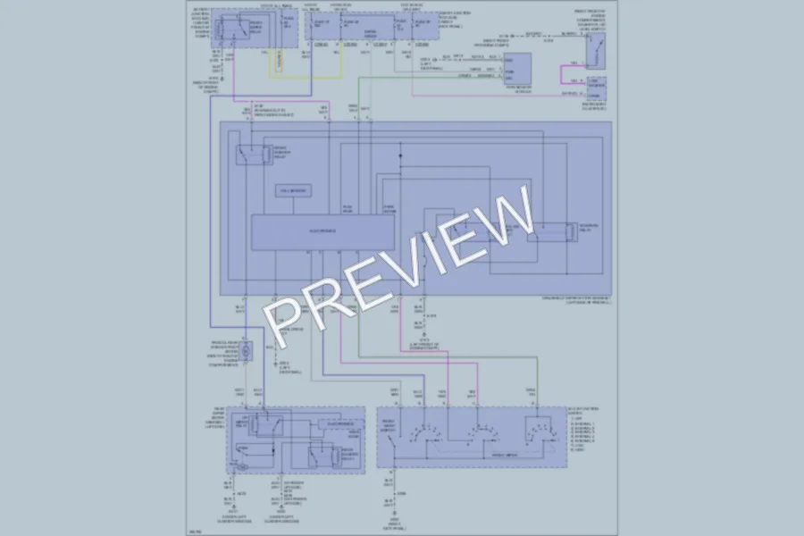 2009 Lincoln NavigatorL Wiper Washer wiring diagram preview