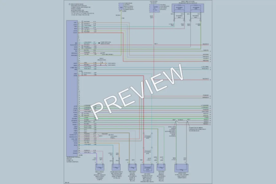 2009 Lincoln TownCar Supplemental Restraints wiring diagram preview