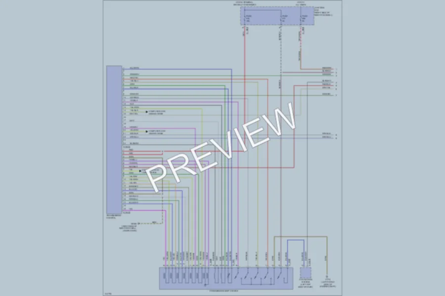 2009 MINI Cooper Transmission wiring diagram preview