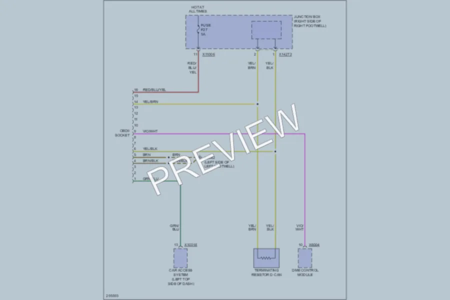 2009 MINI CooperClubman Computer Data Lines wiring diagram preview