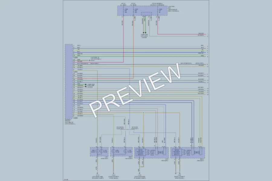 2009 MINI CooperClubman Headlights wiring diagram preview