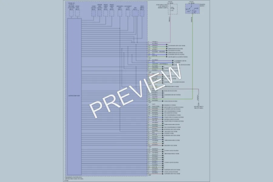 2009 Mazda 3 Body Control Modules wiring diagram preview