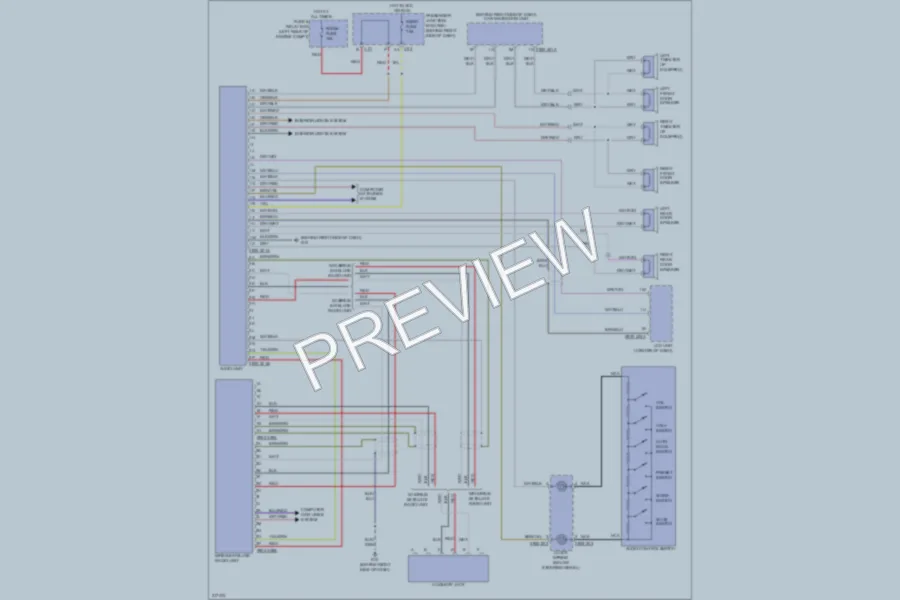2009 Mazda 3 Radio wiring diagram preview