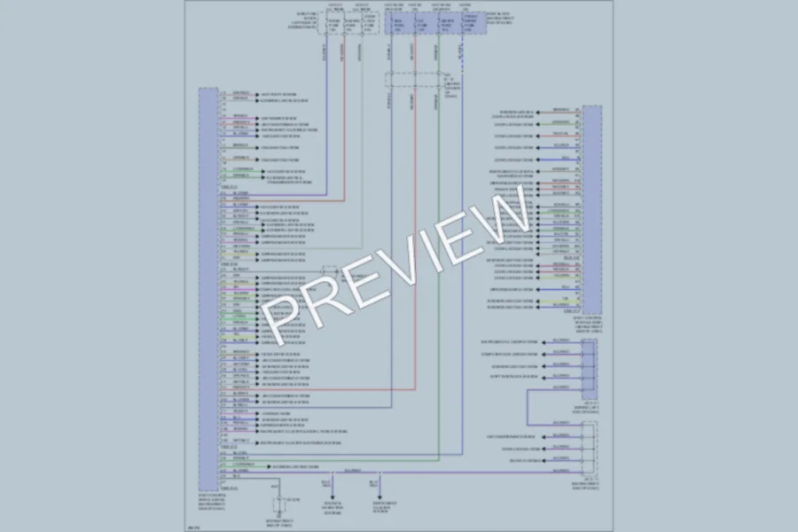 2009 Mazda 5 Body Control Modules wiring diagram preview