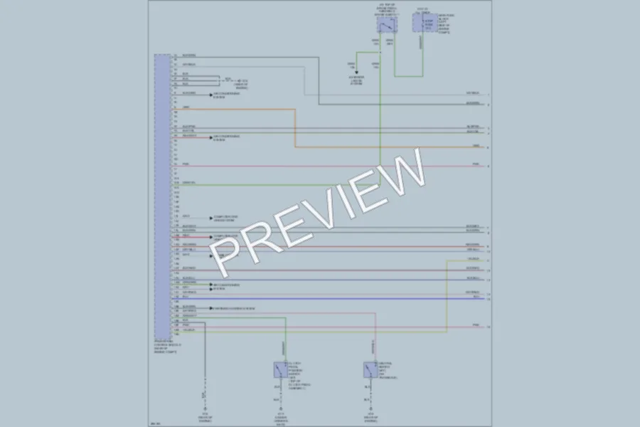 2009 Mazda 5 Engine Performance wiring diagram preview