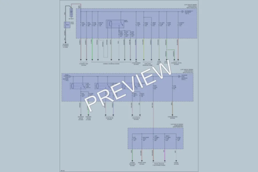2009 Mazda 5 Power Distribution wiring diagram preview