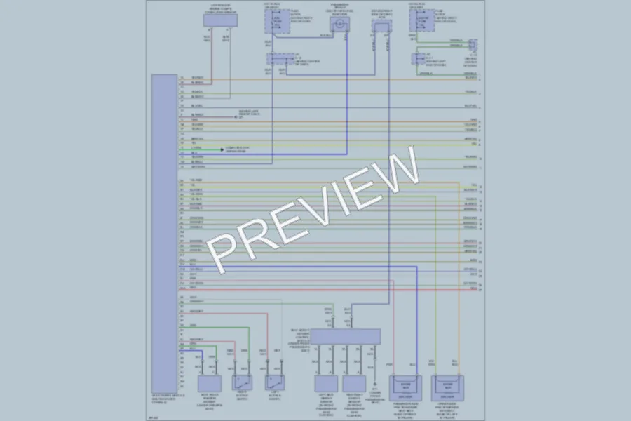 2009 Mazda 5 Supplemental Restraints wiring diagram preview
