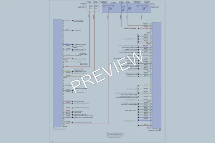 2009 Mazda 6 Body Control Modules wiring diagram preview