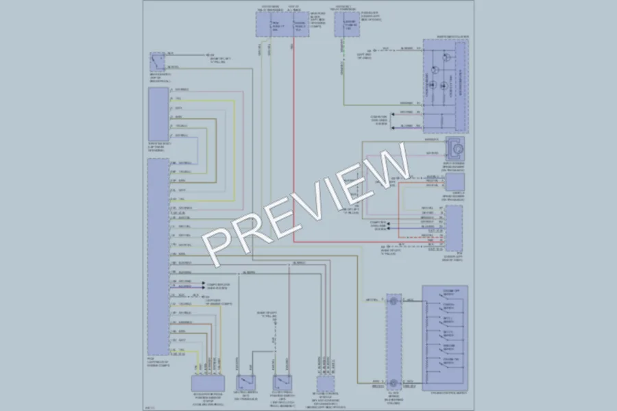 2009 Mazda 6 Cruise Control wiring diagram preview