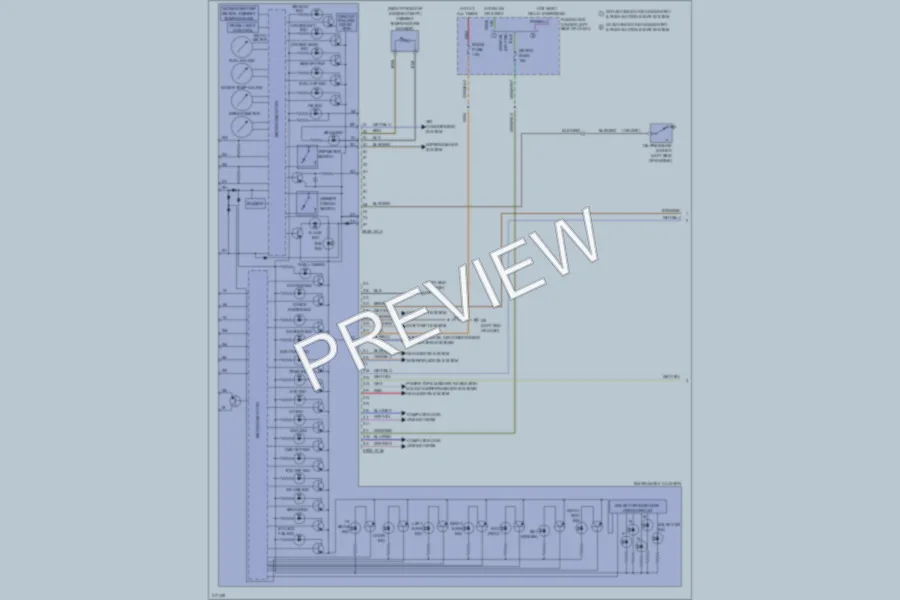 2009 Mazda 6 Instrument Cluster wiring diagram preview