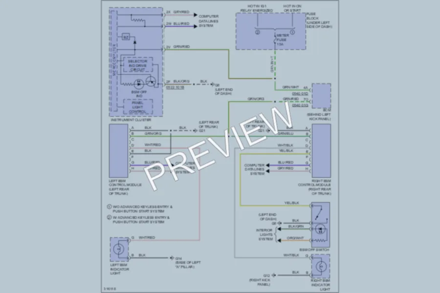 2009 Mazda 6 Navigation wiring diagram preview