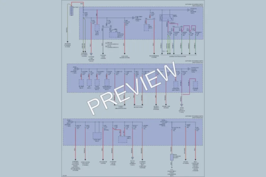 2009 Mazda 6 Power Distribution wiring diagram preview