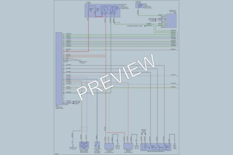 2009 Mazda 6 Transmission wiring diagram preview