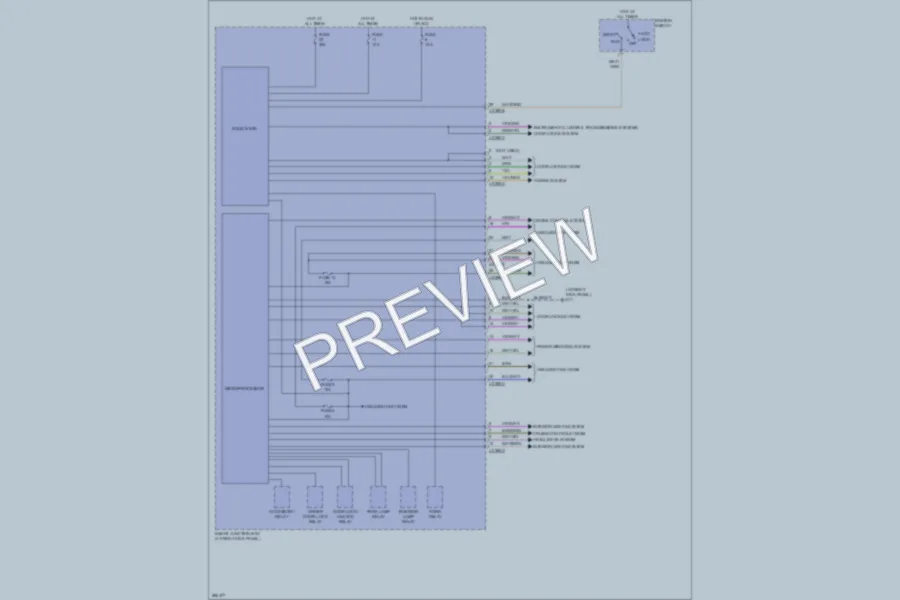 2009 Mazda B2300 Body Control Modules wiring diagram preview