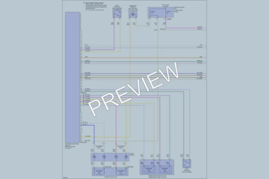 2009 Mazda B4000 Supplemental Restraints wiring diagram preview