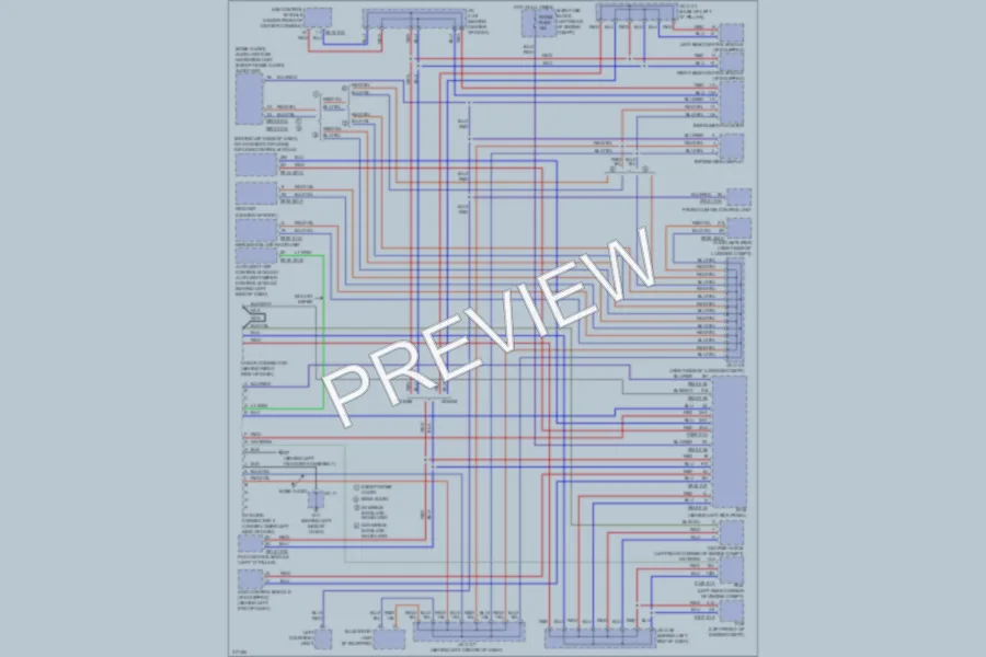 2009 Mazda CX9 Computer Data Lines wiring diagram preview