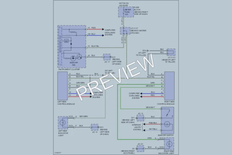 2009 Mazda CX9 Navigation wiring diagram preview