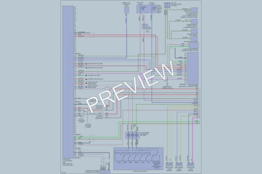 2009 Mazda CX9 Radio wiring diagram preview