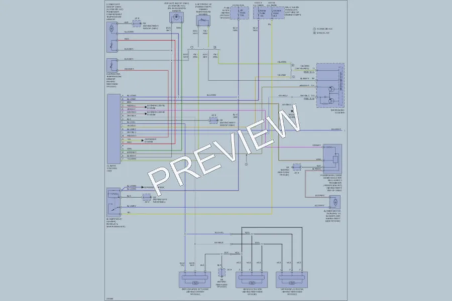2009 Mazda MX5Miata Air Conditioning wiring diagram preview
