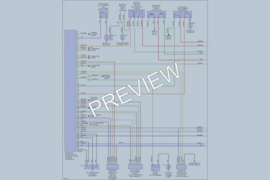 2009 Mazda MX5Miata Engine Performance wiring diagram preview